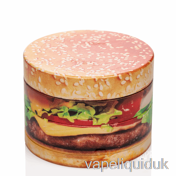 V Syndicate 2.5inch 4-Piece SharpShred Dine-in Grinder Quarter Pounder Vape Liquid